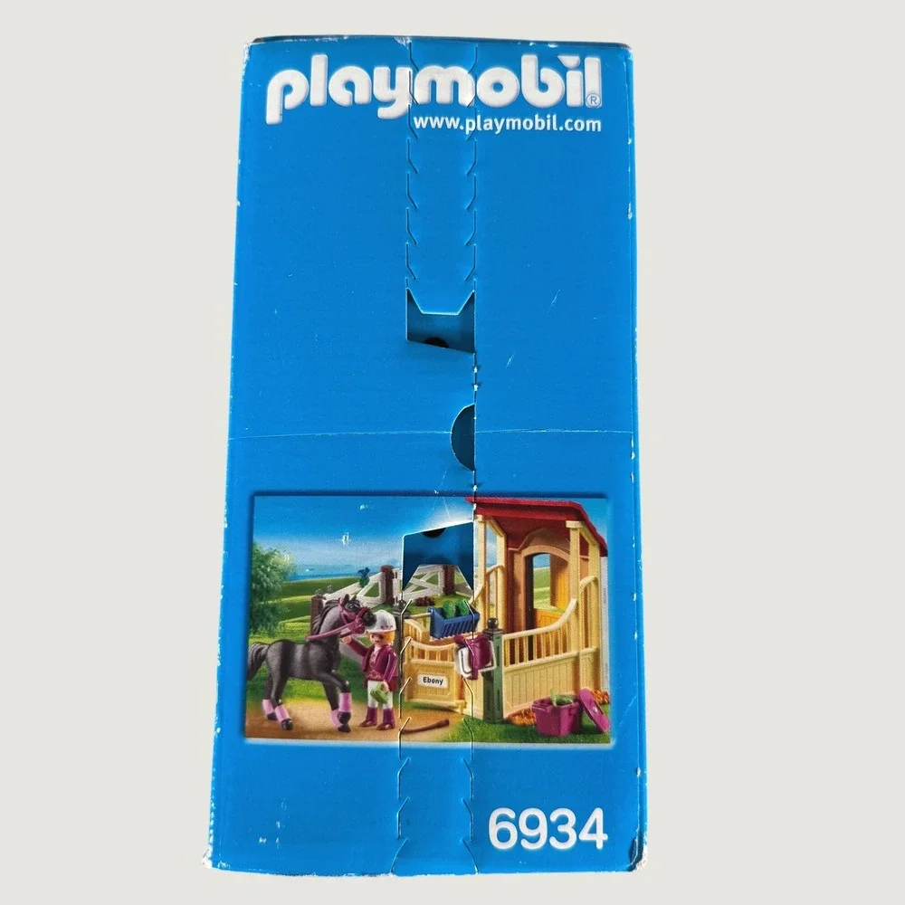 Playmobil Country Horse Stall Araber 6934 77pc Set 2016 Germany New Open Box
